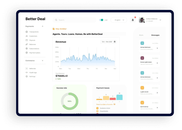 betterdeal dashboard